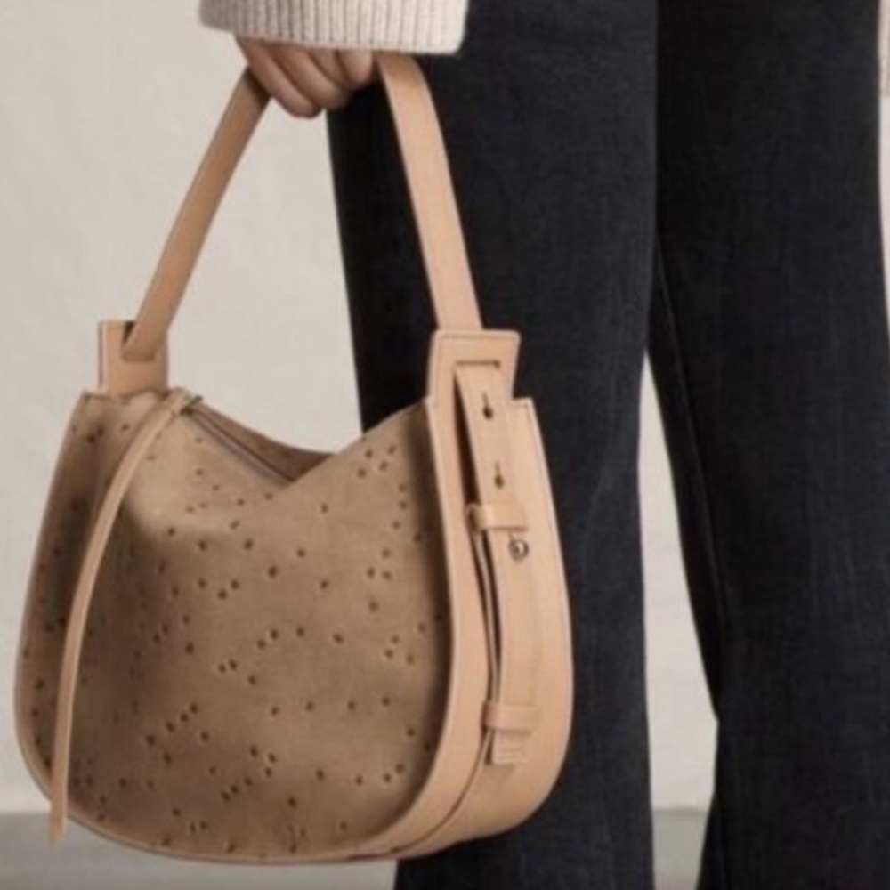 Allsaints suede crossbody